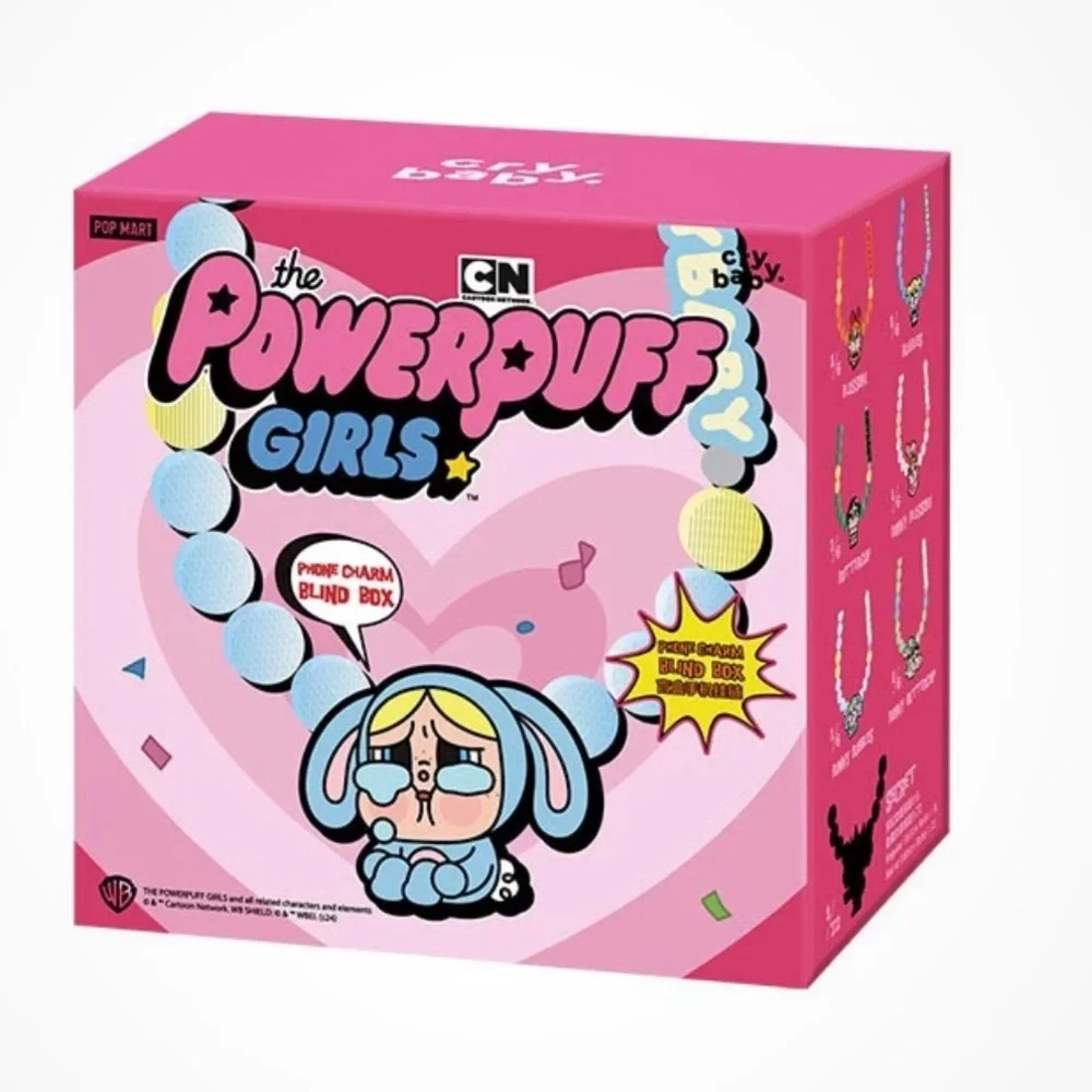 Pop Mart CRYBABY × Powerpuff Girls Series-Phone Charm CONFIRMED Box